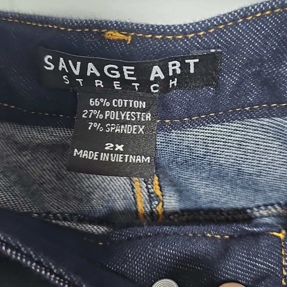 Dark Denim Capri Pants - Picture 4 of 9